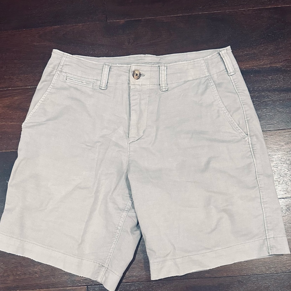 American Eagle Outfitters Gray Flat Front Shorts